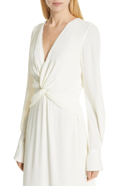 Shop Equipment Faun Twist Front Dress In Nature White