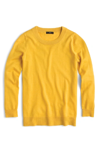Shop Jcrew Tippi Merino Wool Sweater In Rich Gold