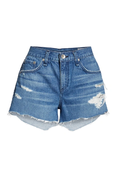 Shop Rag & Bone Cate Cutoff Denim Shorts In Quartz With Holes