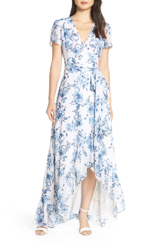 the natasha floral wrap maxi dress