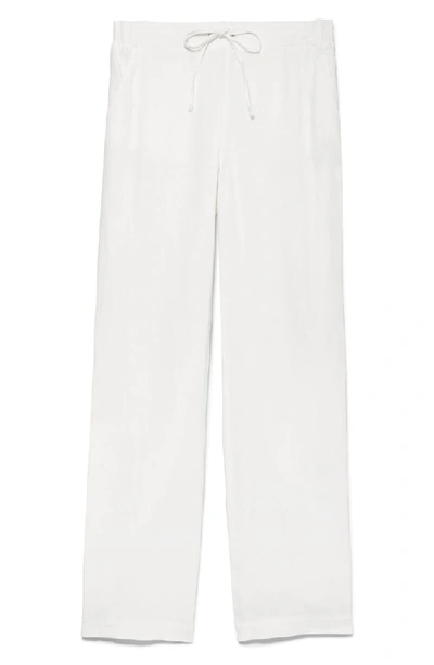 Shop Two By Vince Camuto Wide Leg Linen Pants In Ultra White