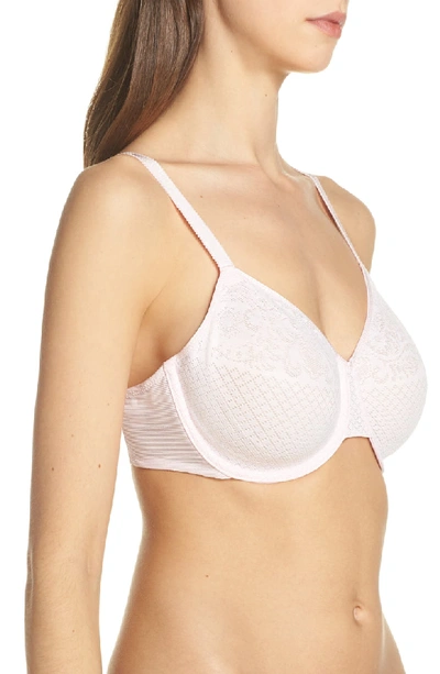 Wacoal Visual Effects Unlined Underwire Minimizer Bra In Ballerina
