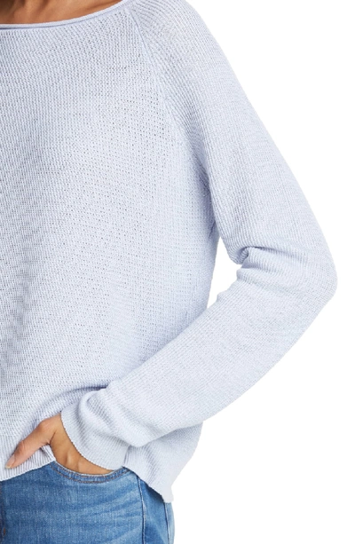Shop Eileen Fisher Organic Linen & Cotton Sweater In India Sky