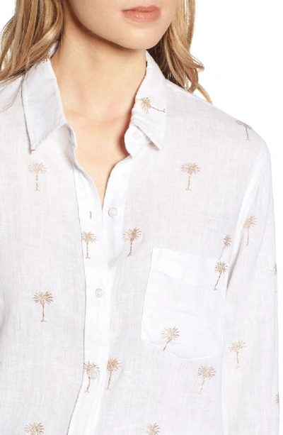 Shop Rails Charli Shirt In Golden Palms