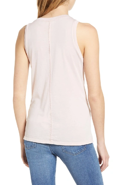 Shop Ag Cambria Fitted Tank In Peaked Pink
