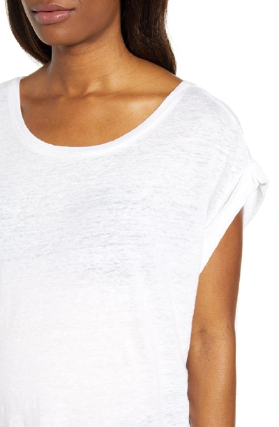 Shop Hatch Linen Circle Tee In White