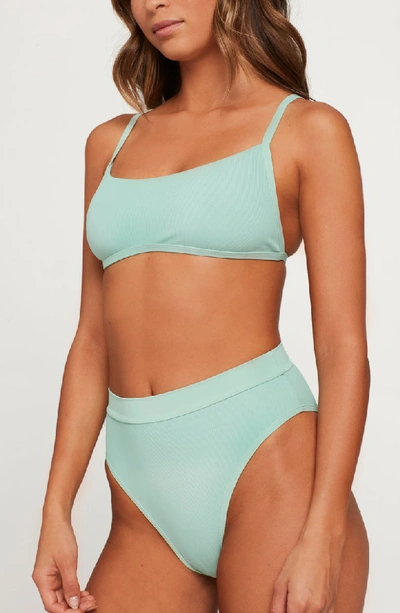 Shop L*space French Cut High Waist Textured Swim Bottoms In High Tide
