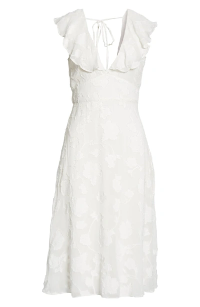 Shop Joie Adella Burnout Dress In Porcelain