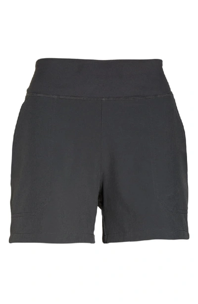 Shop Patagonia Happy Hike Shorts In Forge Grey