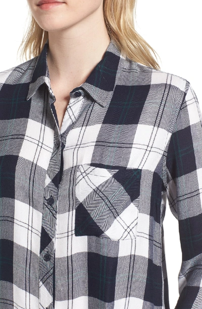 Shop Rails Hunter Plaid Shirt In Midnight Pine