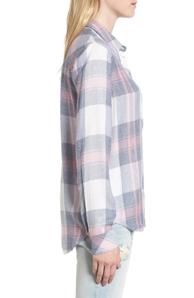 Shop Rails Hunter Plaid Shirt In Mulberry Blue