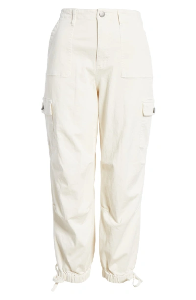 Shop Alice And Olivia Crop Cargo Pants In White