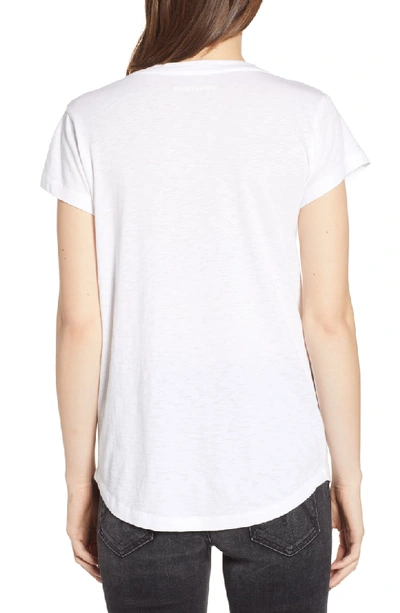 Shop Zadig & Voltaire Art Is Truth Embellished Tee In Blanc