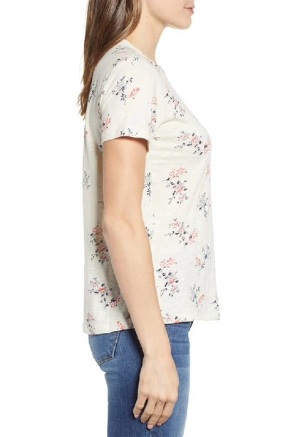 Shop Lucky Brand All Over Floral Tee In White Multi