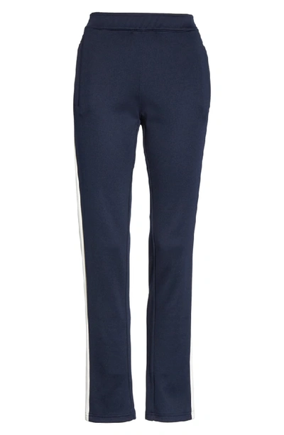 Shop Tory Sport Colorblock Track Pants In Tory Navy/ Snow White