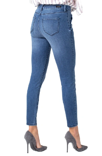 Shop Liverpool Sailor Button Ankle Skinny Jeans In Medway