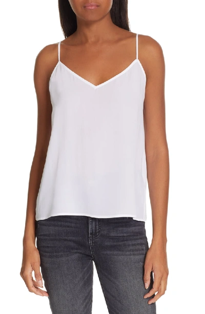 Shop Equipment Layla Silk Camisole In Bright White