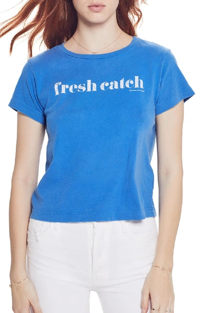Shop Mother The Little Goodie Goodie Tee In Fresh Catch