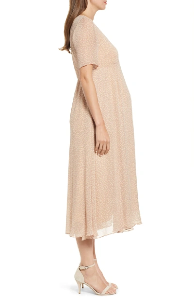 Shop Hatch Maya Dress In Blush Daisy