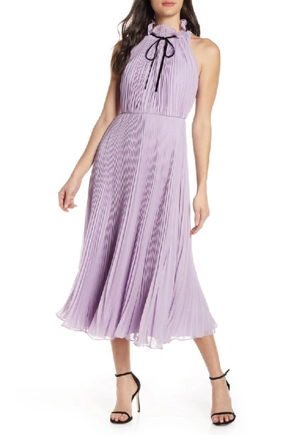 Shop Jill Jill Stuart Chiffon Gown In Lilac
