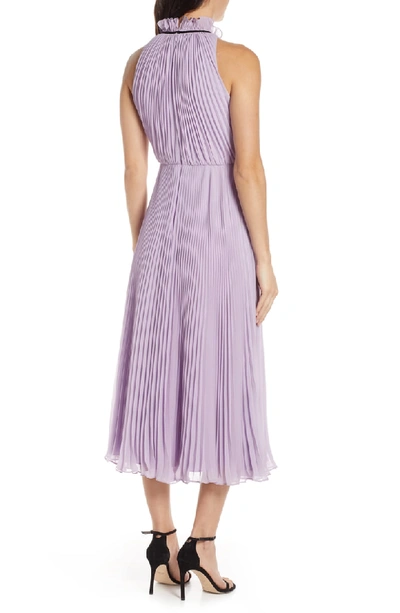 Shop Jill Jill Stuart Chiffon Gown In Lilac