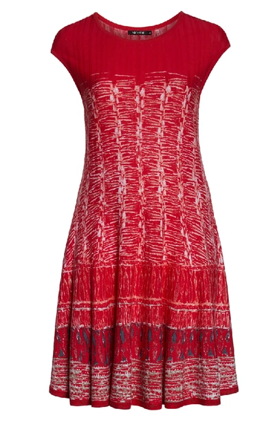 Shop Nic + Zoe Garden Party Dress In Cosmo Red