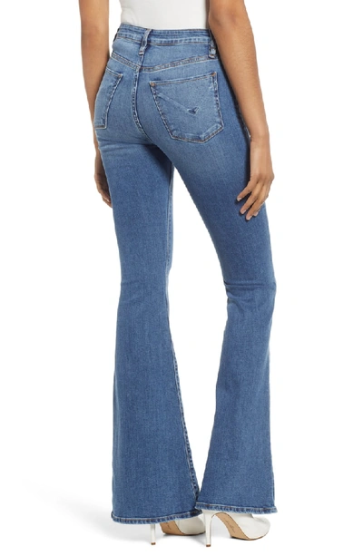 Shop Hudson Holly High Waist Flare Jeans In Lo Fi