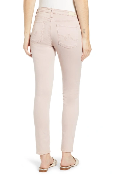 Shop Ag The Prima Ankle Cigarette Jeans In 01y Sulfur Peaked Pink