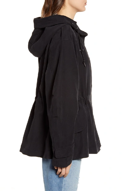 Shop Allsaints Kelsie Nilba Hooded Jacket In Black