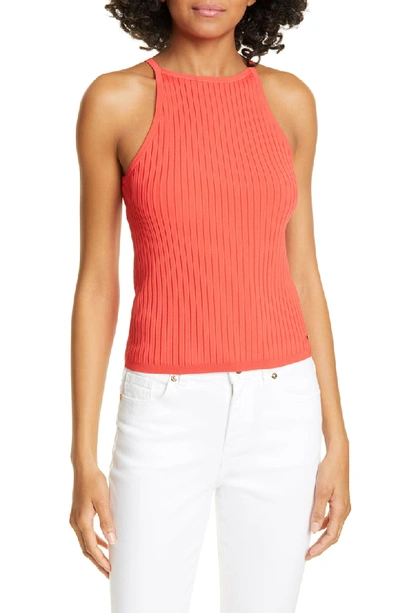 Shop Ted Baker Myshil Knit Top In Red