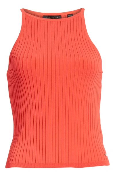 Shop Ted Baker Myshil Knit Top In Red