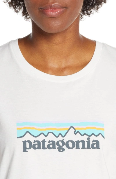 Shop Patagonia P-6 Logo Tee In White