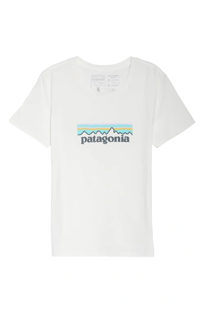 Shop Patagonia P-6 Logo Tee In White