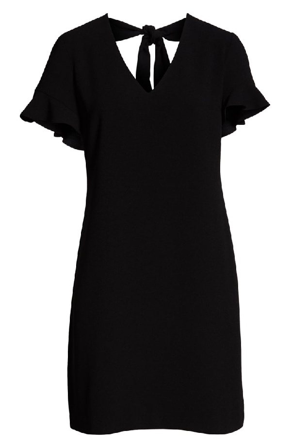 charles henry tie back shift dress