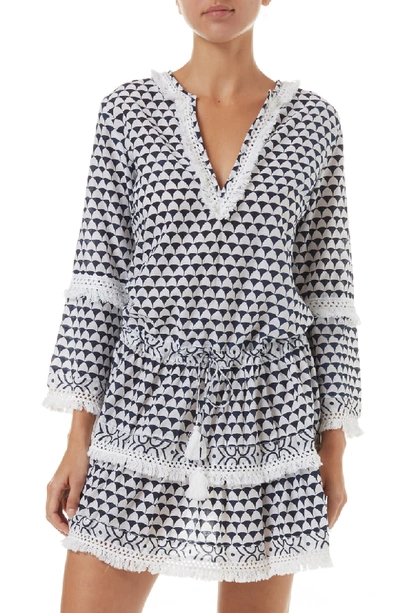 Shop Melissa Odabash Claudia Cover-up Dress In Riviera
