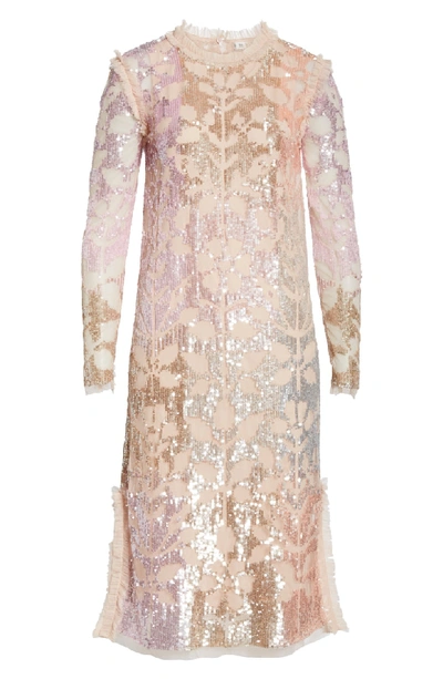 Needle and thread tiled sequin dress 2025