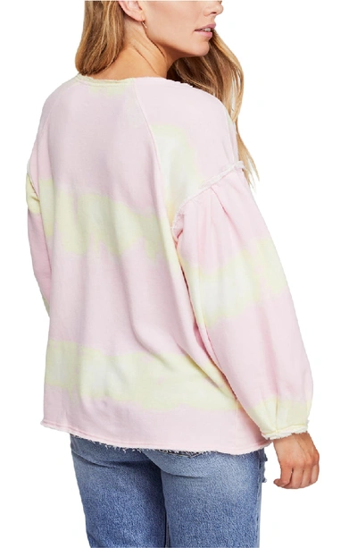 Shop Free People Feels Right Tie Dye Pullover In Pink