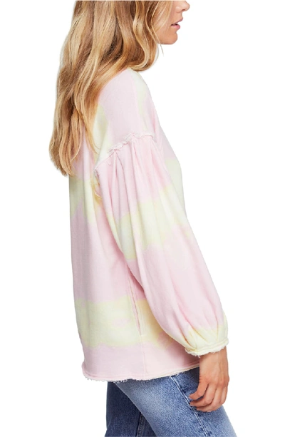 Shop Free People Feels Right Tie Dye Pullover In Pink