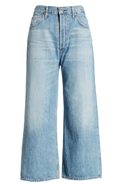 Shop Citizens Of Humanity Sacha High Waist Crop Wide Leg Jeans In Tularosa