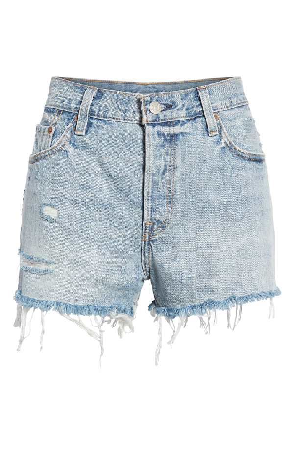 levi's 501 cutoff denim shorts