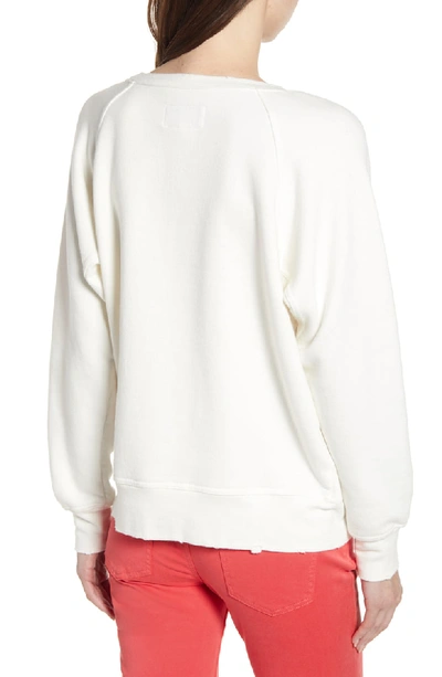 Shop Current Elliott The Bosun Sweatshirt In Ant White With