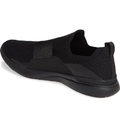 Shop Apl Athletic Propulsion Labs Techloom Bliss Knit Running Shoe In Black/ Black