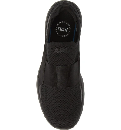 Shop Apl Athletic Propulsion Labs Techloom Bliss Knit Running Shoe In Black/ Black
