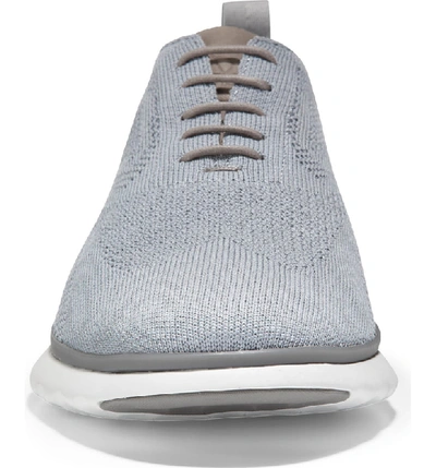 Shop Cole Haan 3.zer?grand Stitchlite Wingtip Sneaker In Grey Textile
