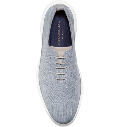 Shop Cole Haan 3.zer?grand Stitchlite Wingtip Sneaker In Grey Textile