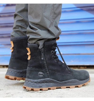 Timberland Men's Brooklyn Side-zip Boots Created For Macy's Men's Shoes In  Black | ModeSens