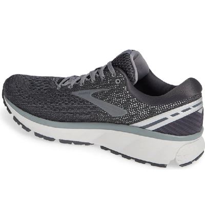 Shop Brooks Ghost 11 Running Shoe In Ebony/ Grey/ Silver