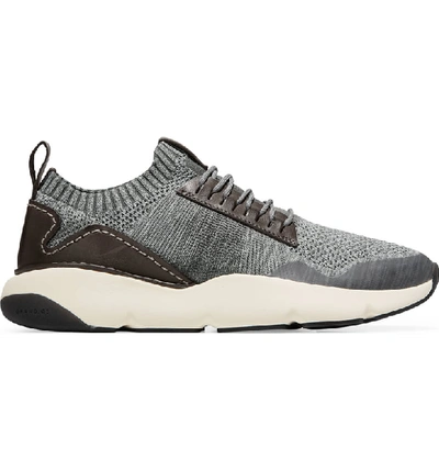 Shop Cole Haan Zerogrand All-day Trainer Sneaker In Grey/ Ivory Knit