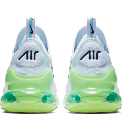 Shop Nike Air Max 270 Se Sneaker In White/ Lime Blast/ Blue