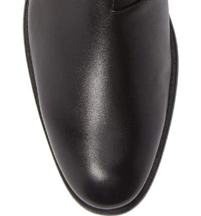 Shop John Varvatos Nyc Back Zip Boot In Black Leather